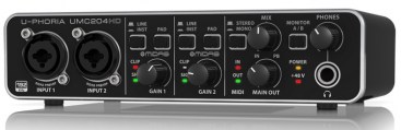 INTERFAZ DE AUDIO BEHRINGER UPHORIA UMC204HD